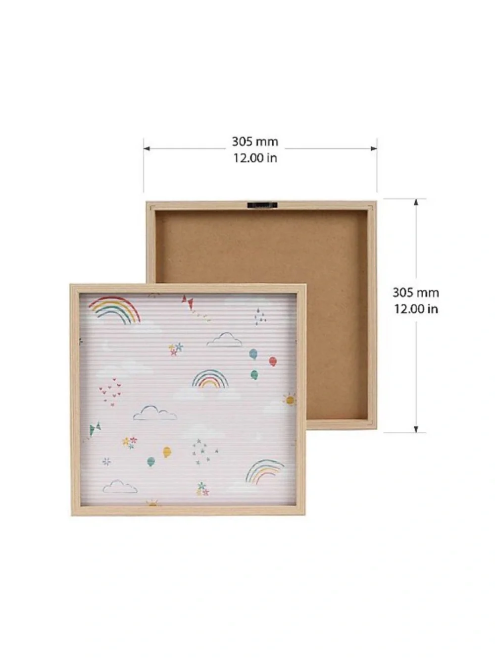 The Big One Kids Rainbow Letter Board 12